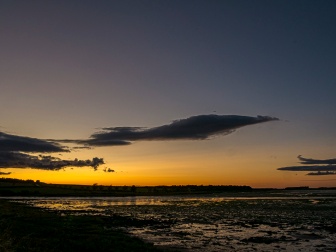 Sunset in Northumberland